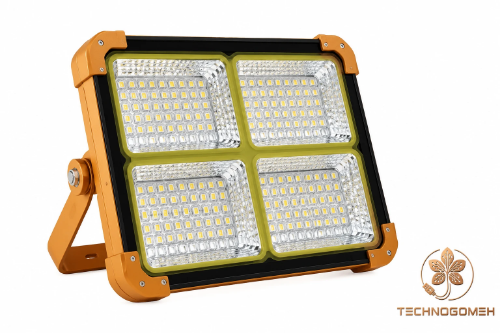 تصویر  پروژکتور خورشیدی ال ای دی WITU مدل LED Flood Light (پنل مجزا ضد آب)